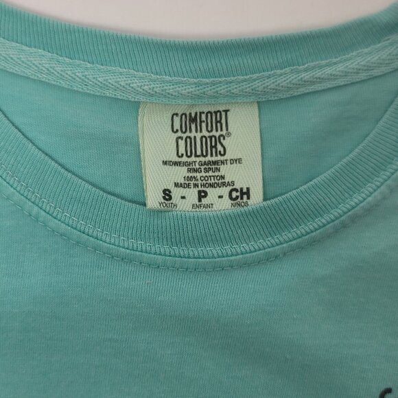 Cardin McCoy Aqua Short Sleeve Shirt (Size S) Sweet Summertime - Picture 10 of 10